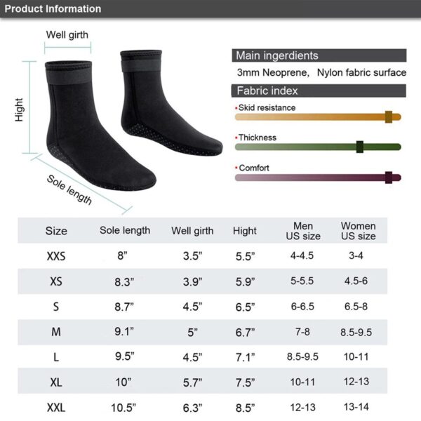 Botinha de Neoprene 3mm mais conforto e segurança para seus pés - Image 6