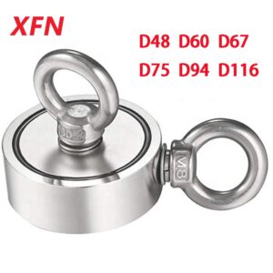 Super Ímã de pesca magnética com duplo puxador